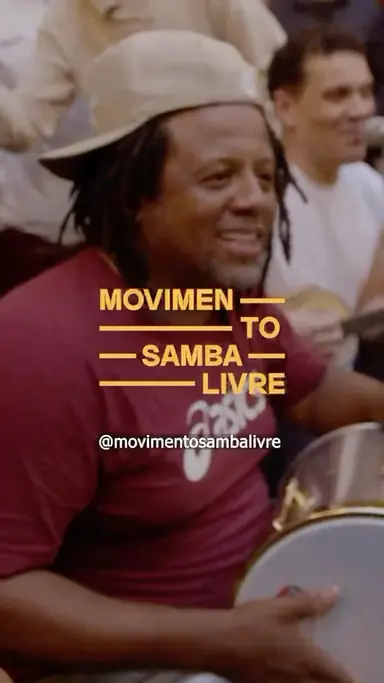 Flyer de Movimento Samba Livre e Samba Livre