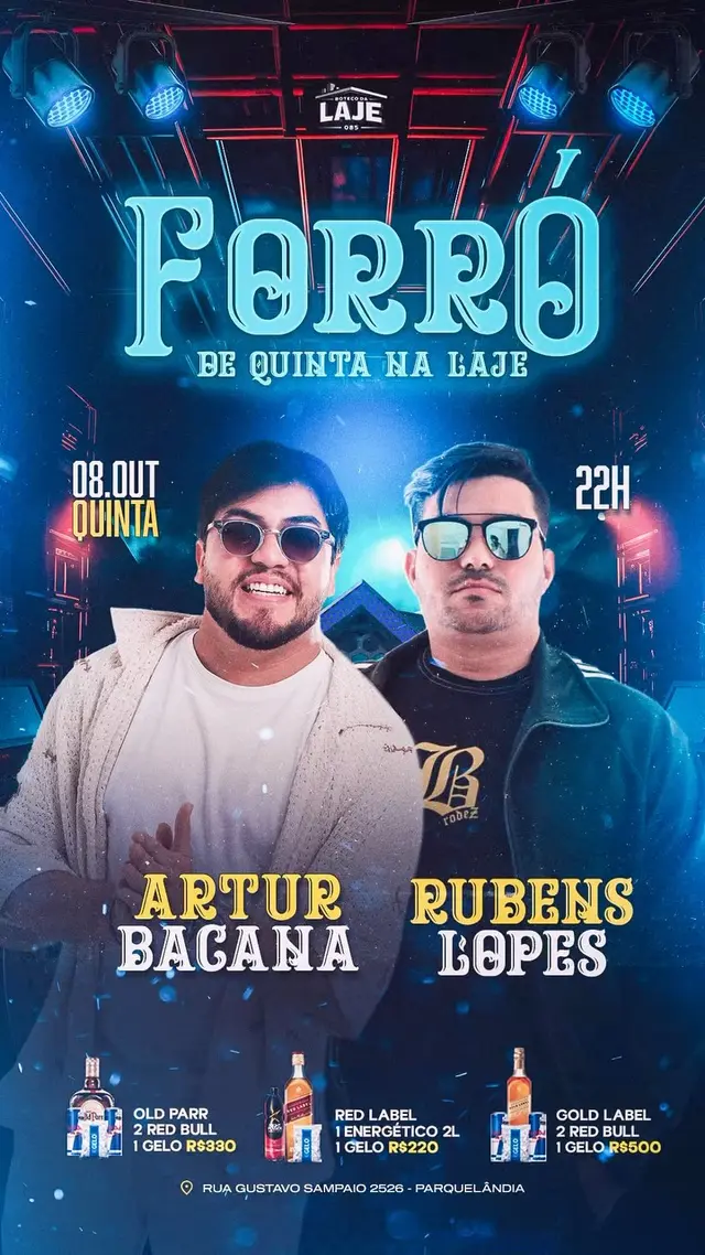 Flyer de Artur Bacana