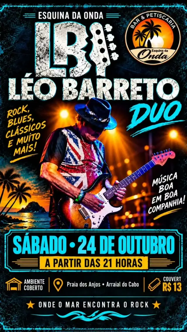 Flyer de LÉO BARRETO DUO