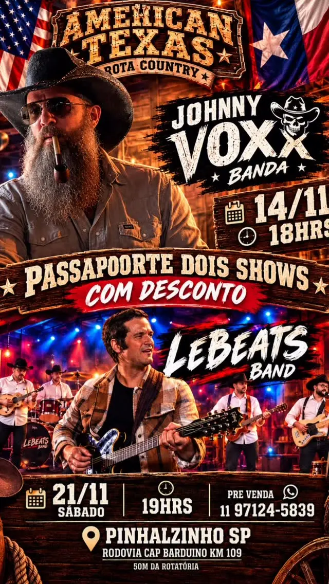 Flyer de Johnny Voxx