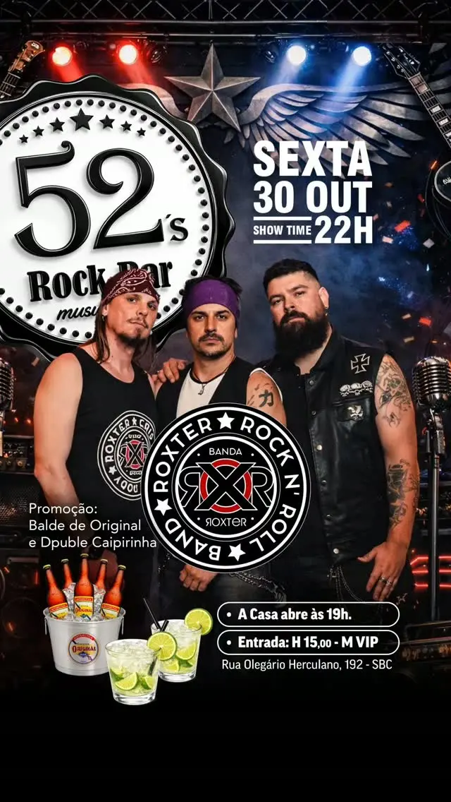 Flyer de Banda Roxter