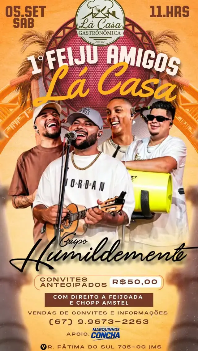 Flyer de Grupo Humildemente