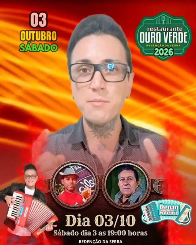 Flyer de Renan Fabricio