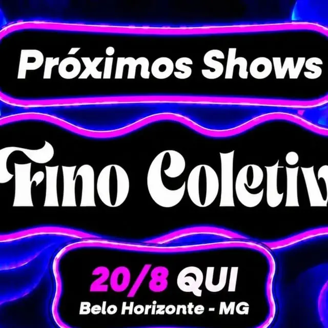 Flyer de Fino Coletivo