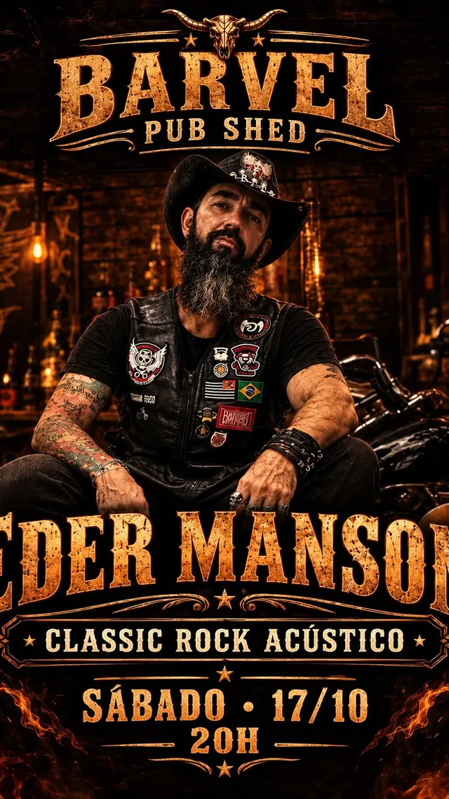 Flyer de Eder Manson