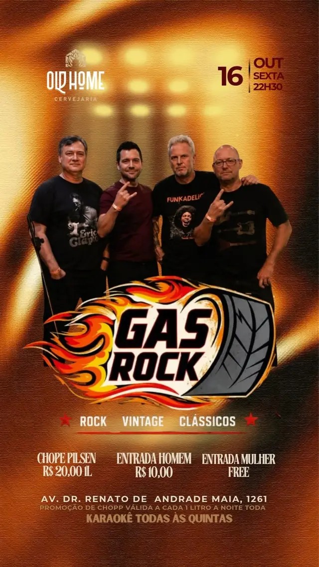 Flyer de Gas Rock
