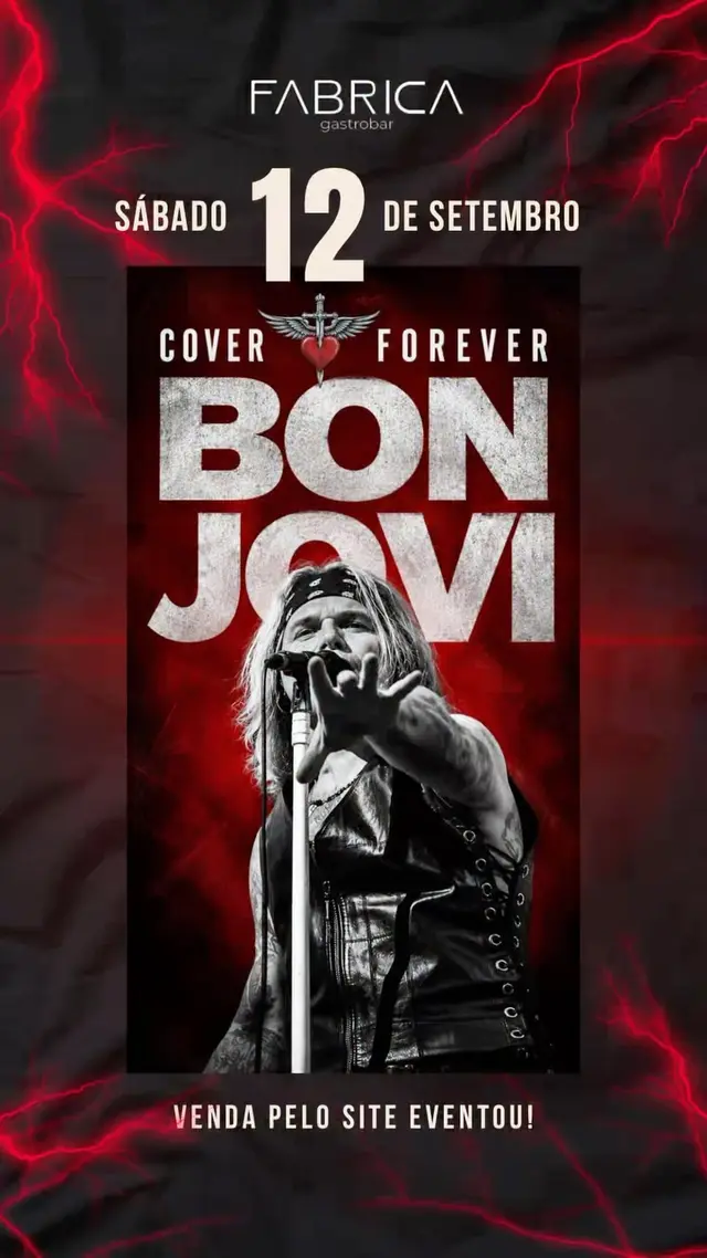 Flyer de Bon Jovi Cover Forever