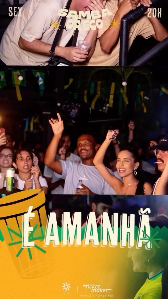 Flyer de Samba da Eco