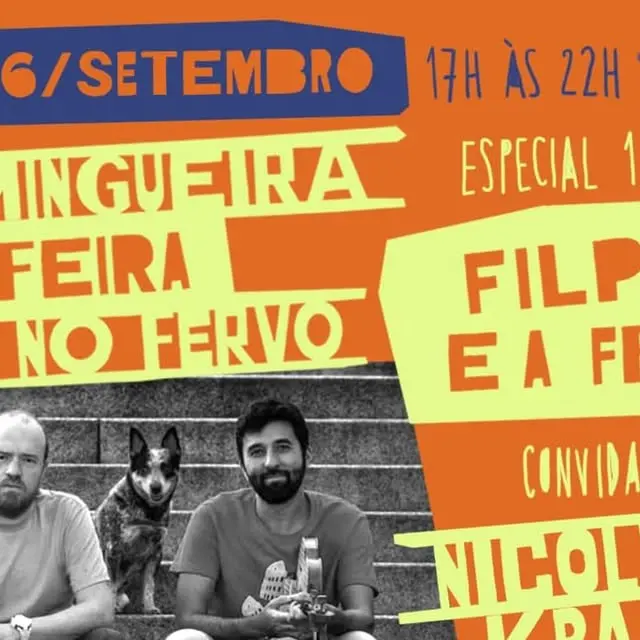 Flyer de Filpo Ribeiro, Filpo e a Feira e Nicolas Krassik