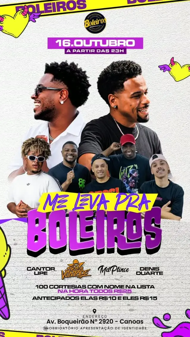Flyer de Grupo Bem a Vontade, Felipe Flores e mais 2 artistas