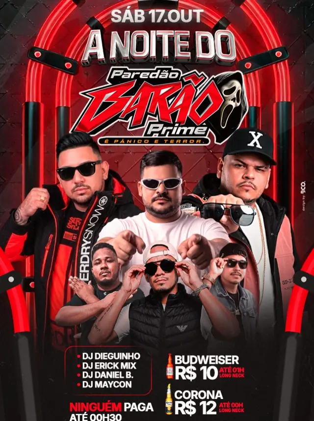 Flyer de Erick Teixeira, Maicon Paixao e mais 3 artistas