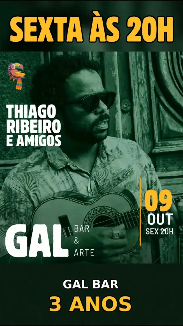 Flyer de thiago ribeiro & amigos e Elemento X