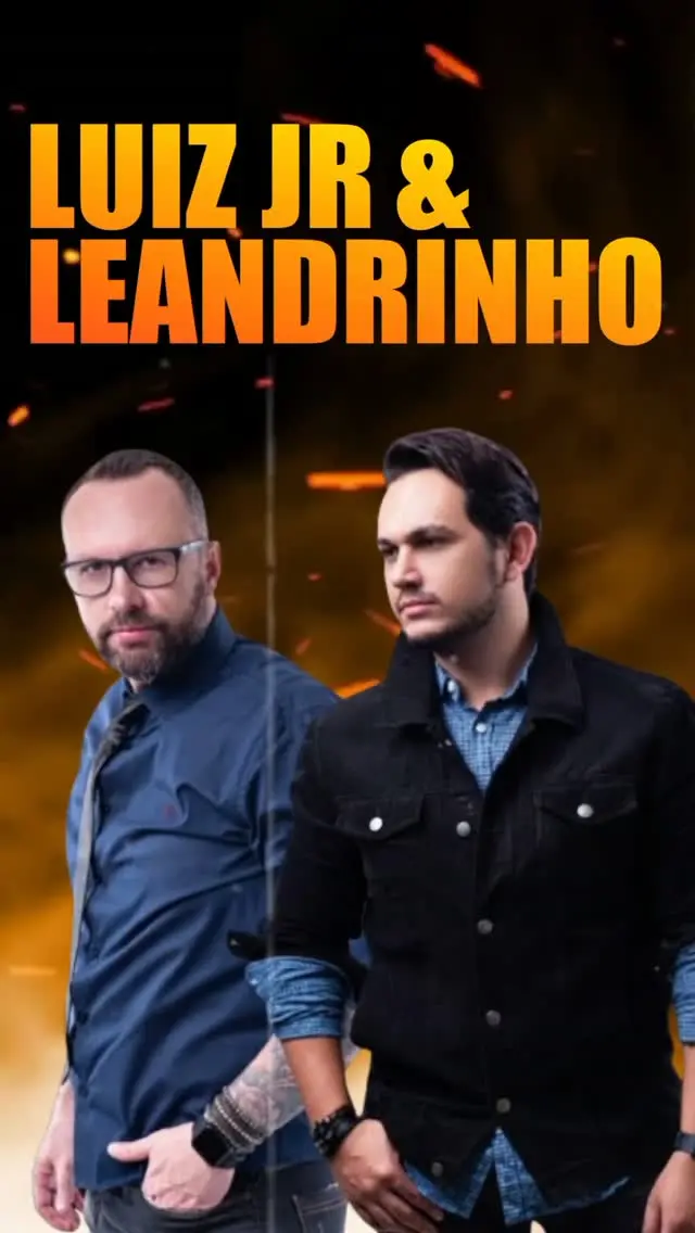 Flyer de Leandrinho e Luiz Jr.
