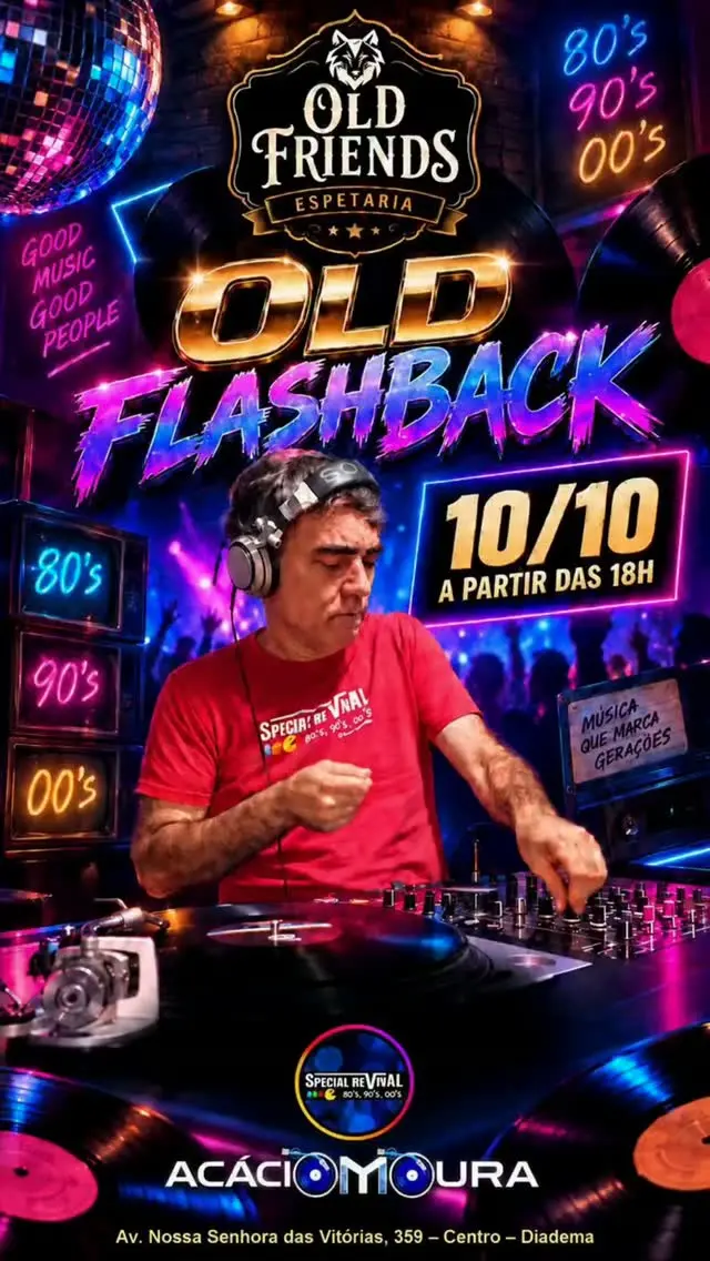 Flyer de Acacio Moura