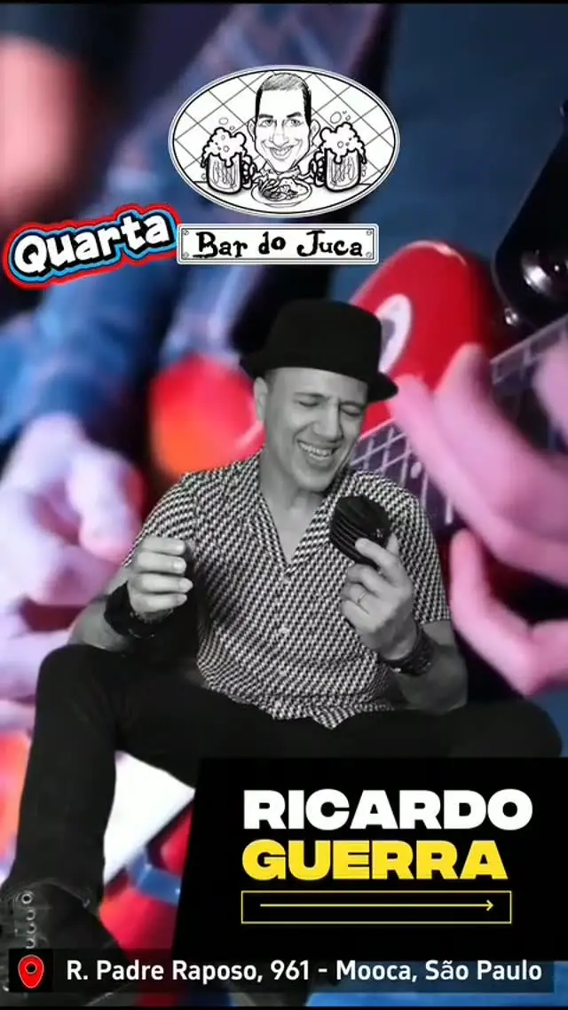 Flyer de Ricardo Guerra
