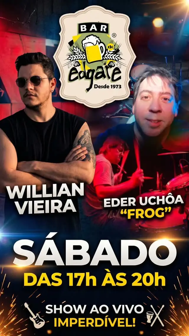 Flyer de Willian Vieira e Eder Uchôa 'Frog'