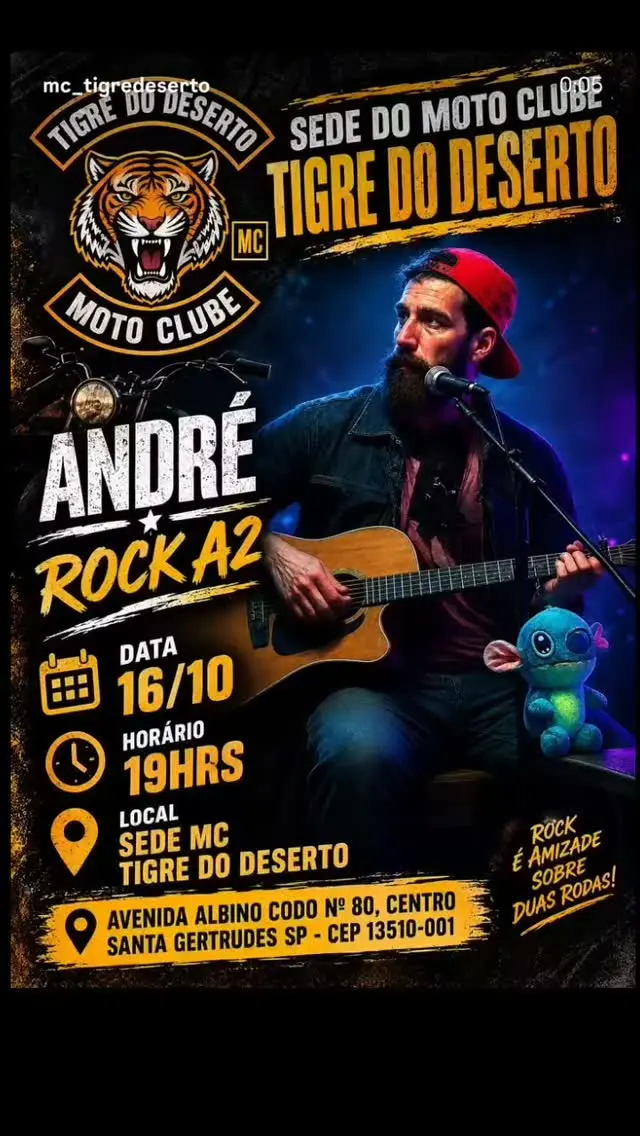 Flyer de André Martins e ANDRÉ ROCK A2