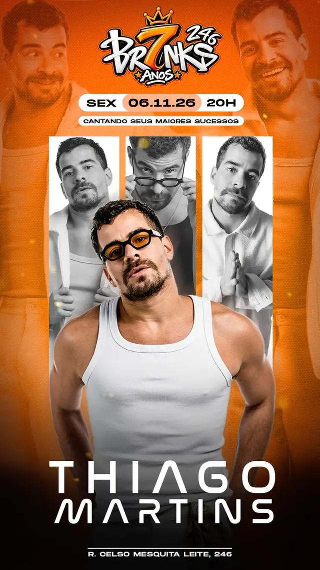 Flyer de Thiago Martins