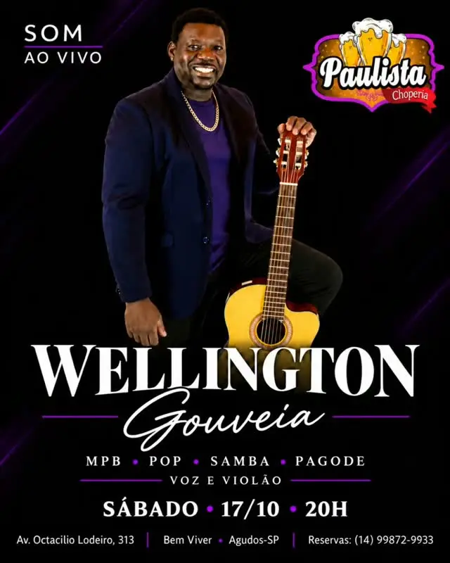 Flyer de Wellington Gouveia