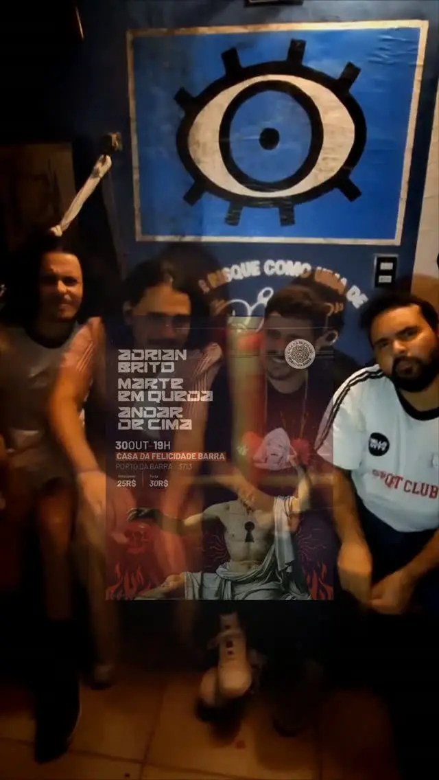 Flyer de Andar de Cima e AdC