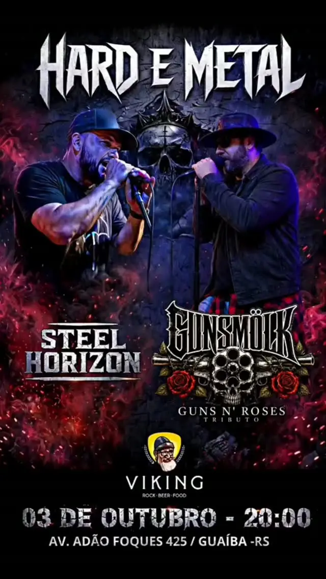 Flyer de Gunsmölk e Steel Horizon