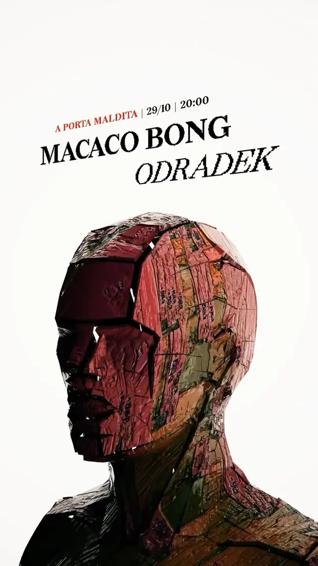 Flyer de Macaco Bong e Odradek