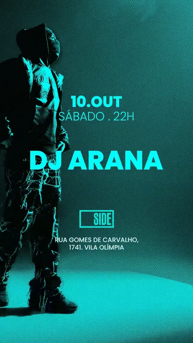 Flyer de DJ Arana