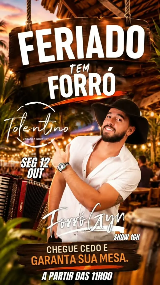 Flyer de ForróGyn