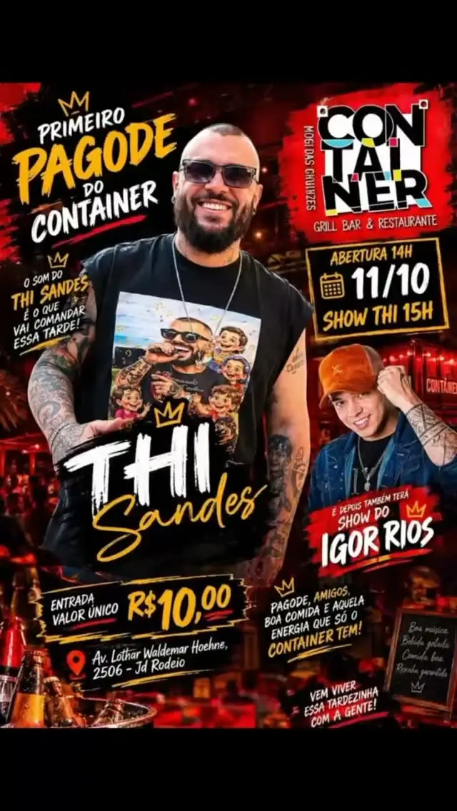 Flyer de Igor Rios