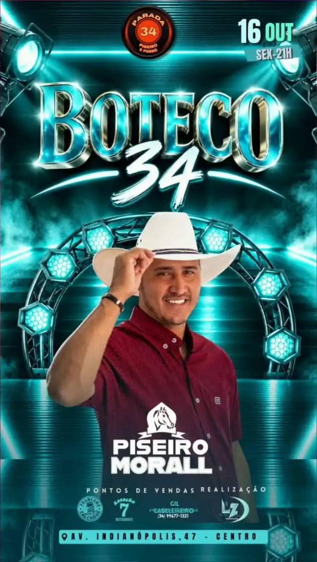 Flyer de Piseiro Morall