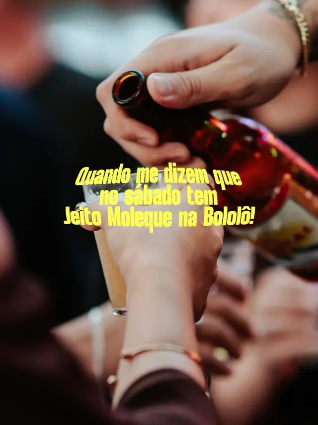 Flyer de Jeito Moleque