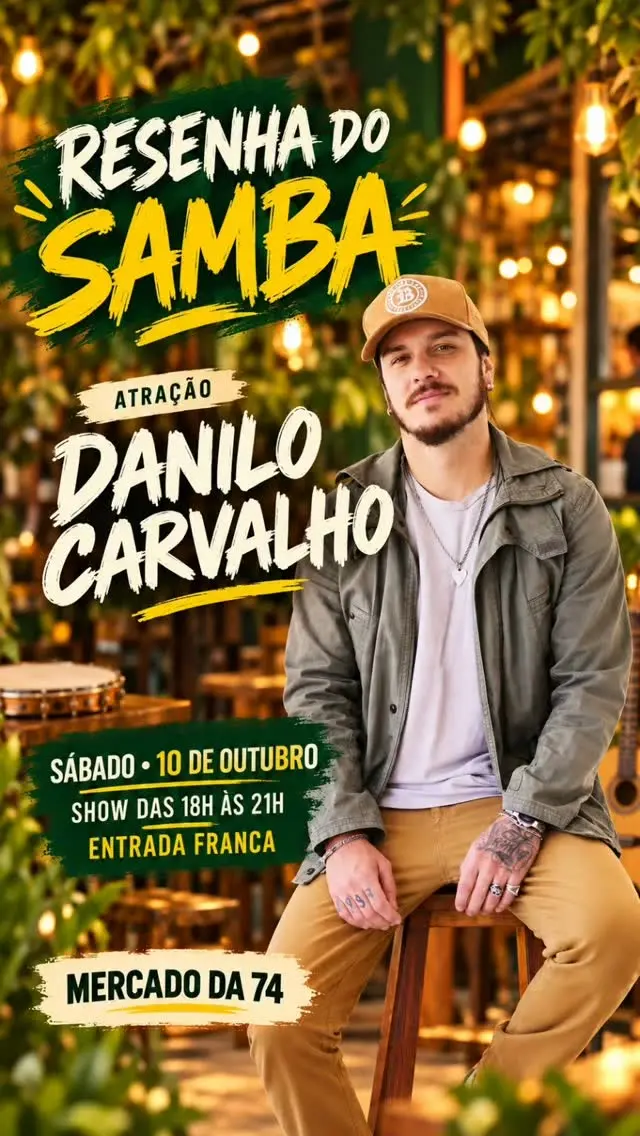 Flyer de Danilo Carvalho
