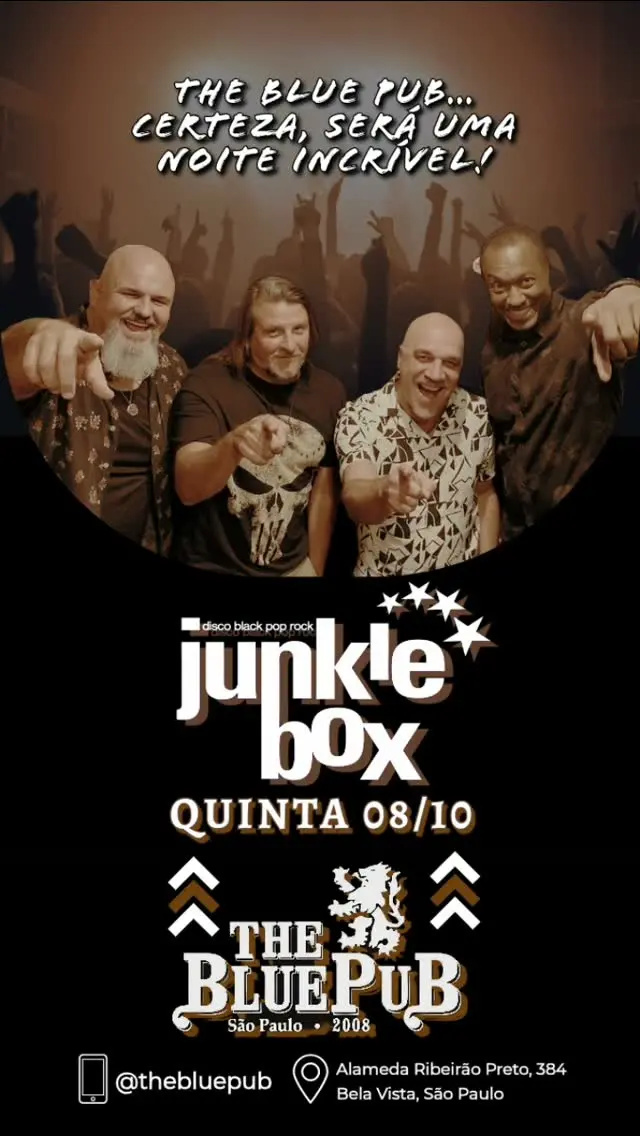 Flyer de Banda Junkie Box