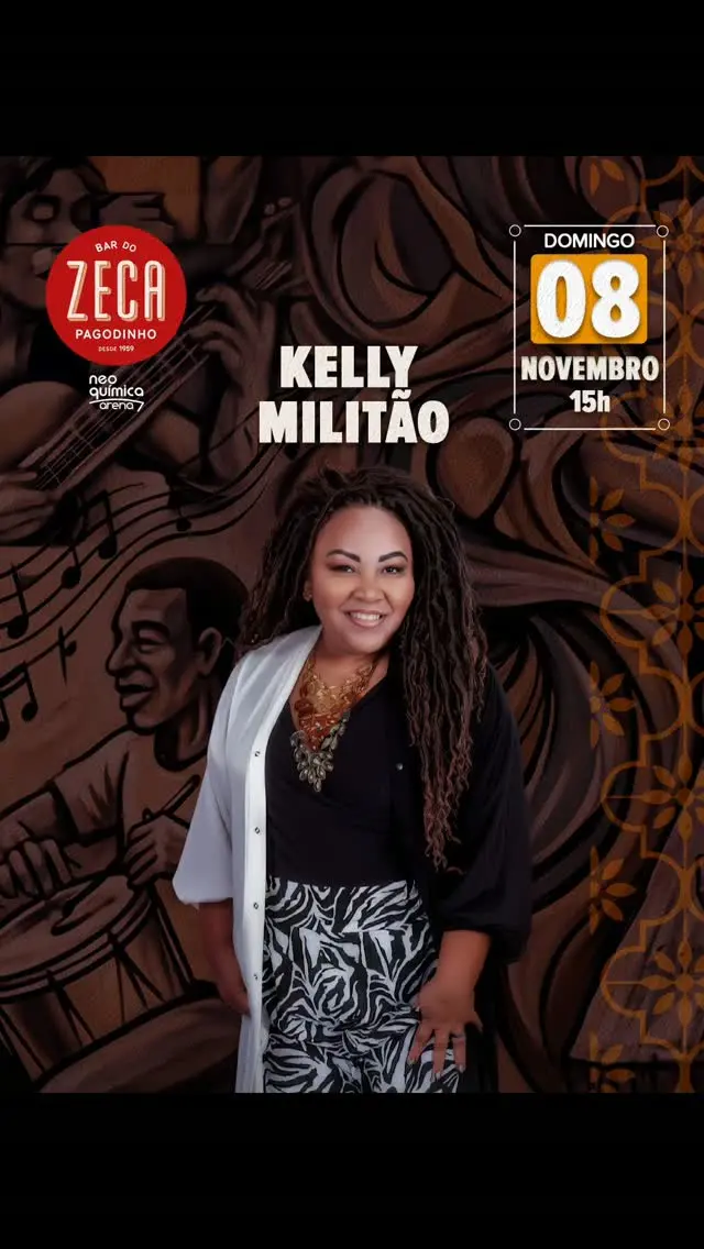 Flyer de Kelly Militão e Militão