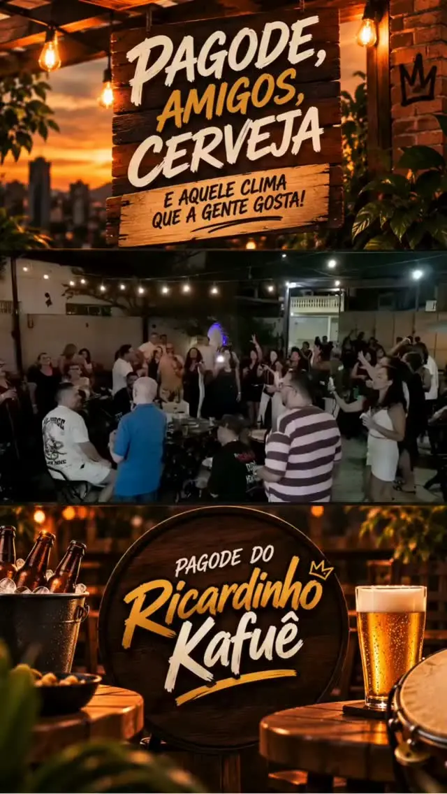 Flyer de Ricardinho Kafuê e Ricardinho
