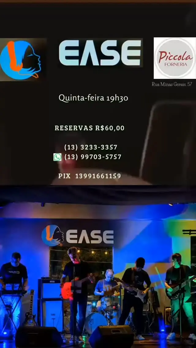 Flyer de Mauro Hector e Banda Ease