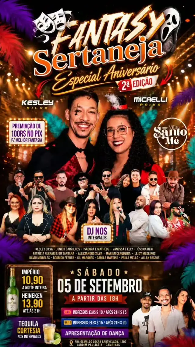 Flyer de Marien Cerqueira, Kesley Silva e mais 13 artistas