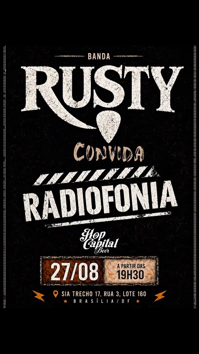 Flyer de Rusty, Rusty e Radiofonia