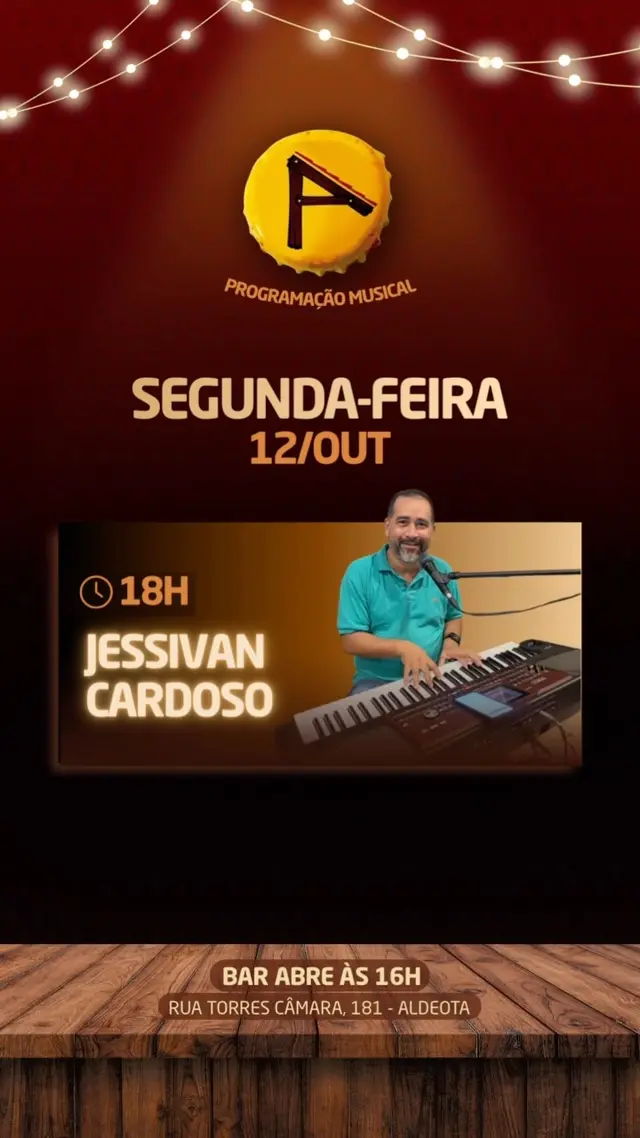 Flyer de Jessivan Cardoso