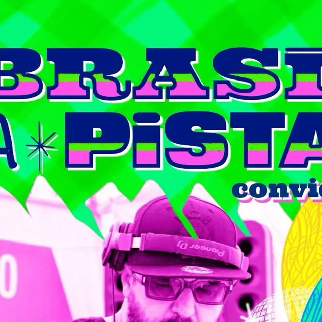 Flyer de DJ Xamã, Brasil na pista e mais 2 artistas
