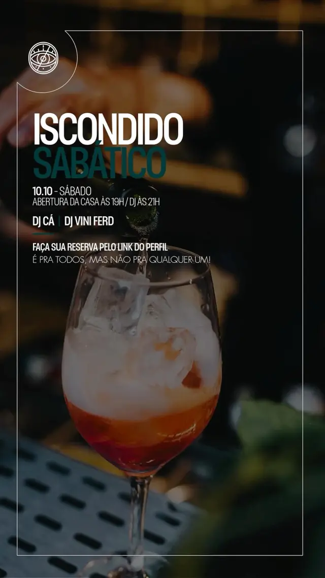 Flyer de Ferd e DJ CÁ