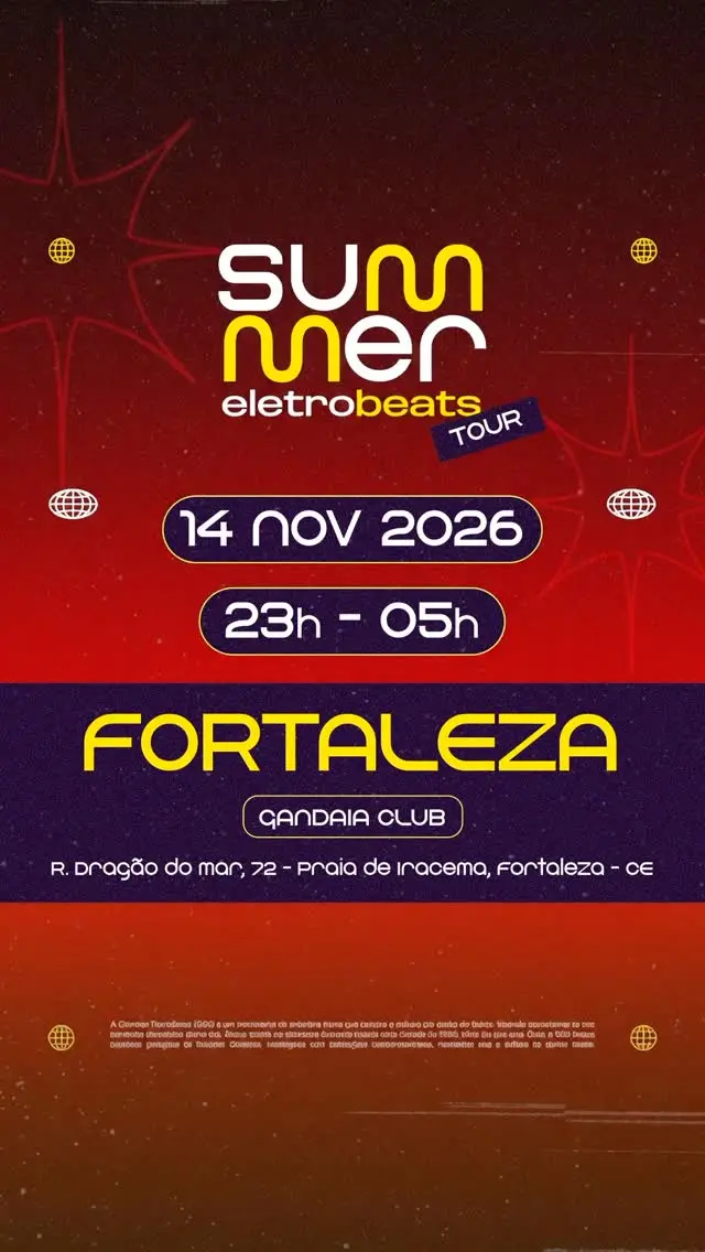 Flyer de Summer EletroBeats