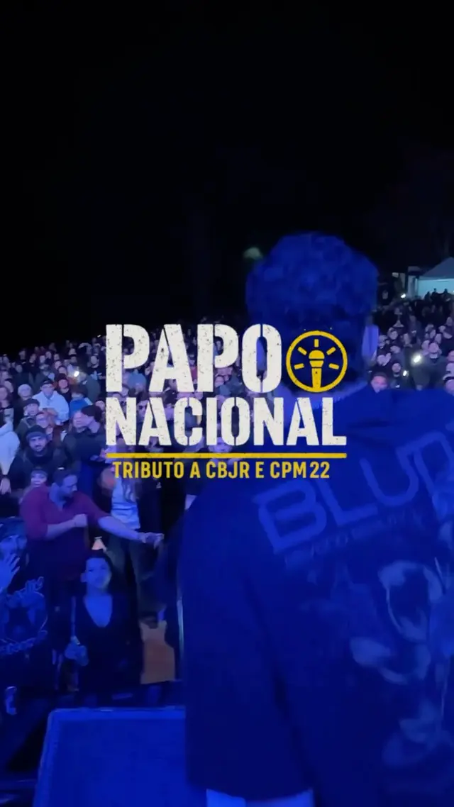 Flyer de Papo Nacional e Linkin Park Cover Ribeirão