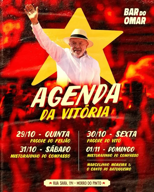 Flyer de Pagode do Feijão