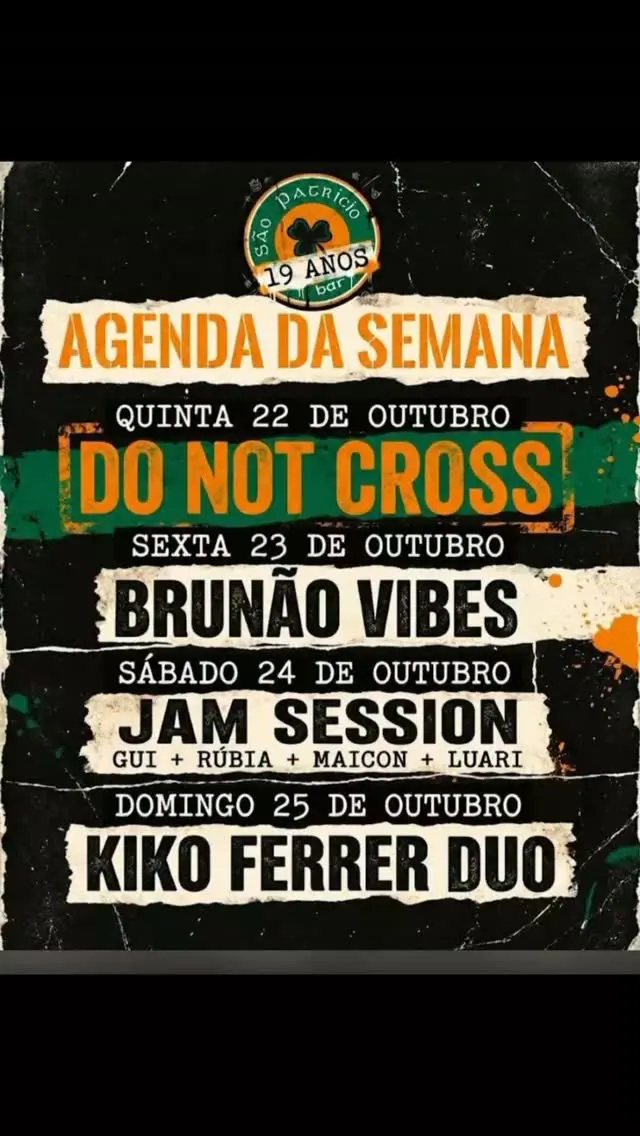 Flyer de DO NOT CROSS