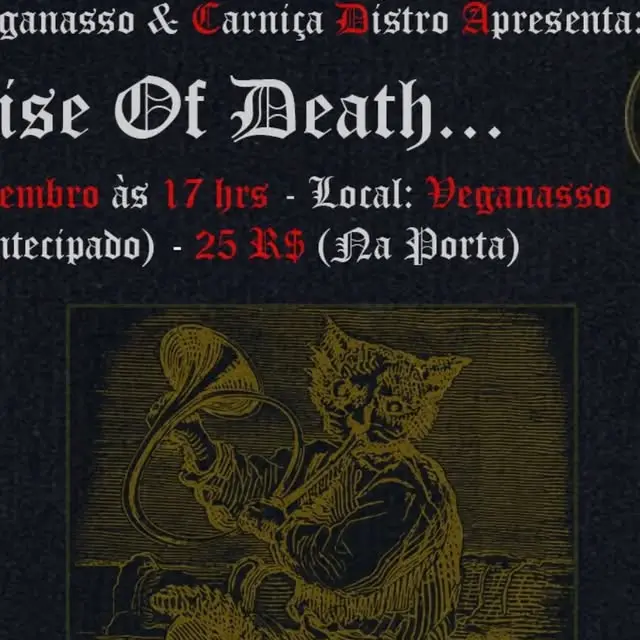 Flyer de Pöstvmö, Plague Rages, Lamento Crust e mais 3 artistas