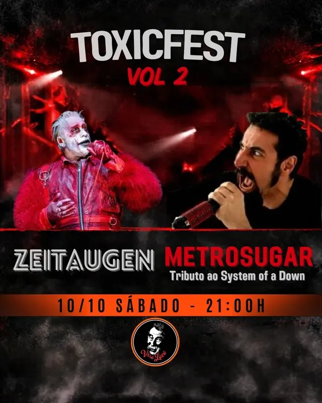 Flyer de Zeitaugen, Metro Sugar, METRO e mais 2 artistas