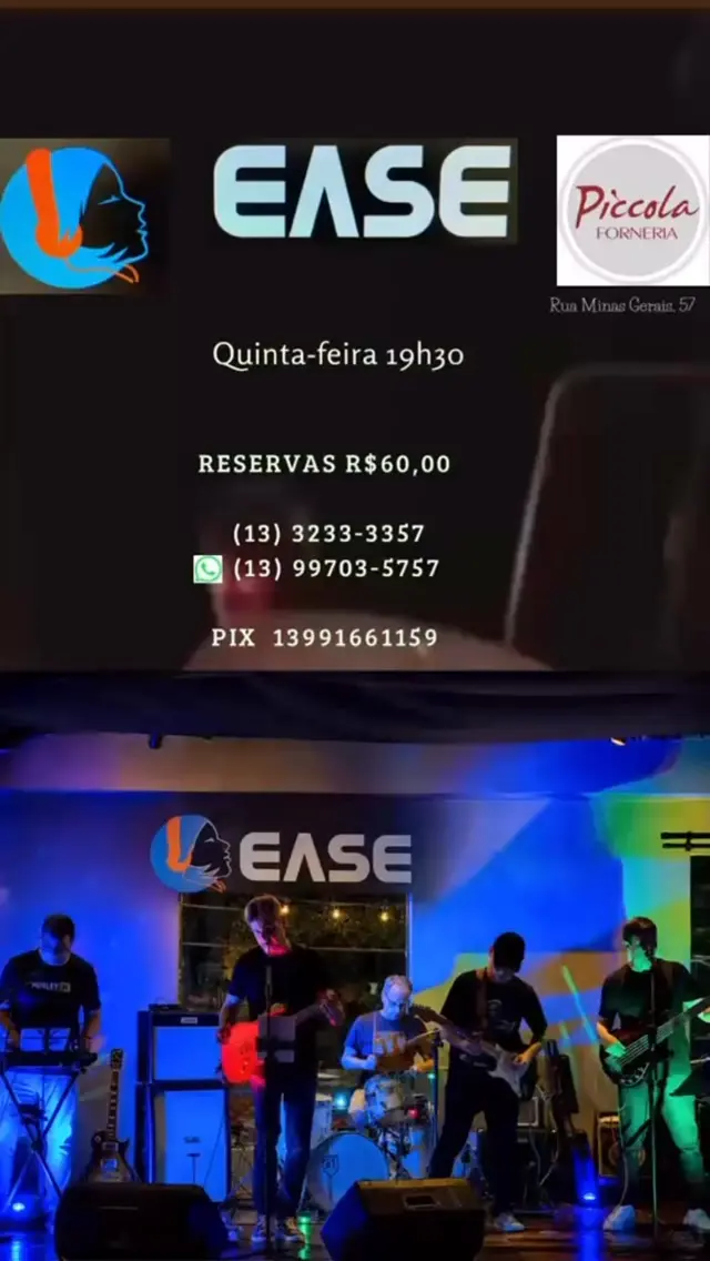 Flyer de Banda Ease