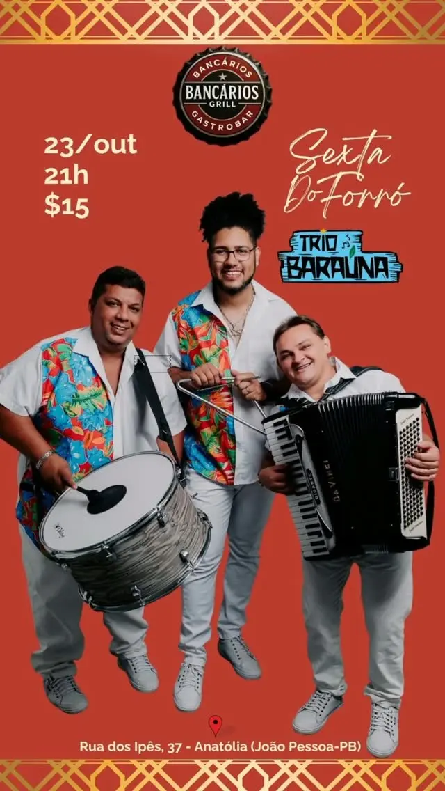 Flyer de Trio Baraúna