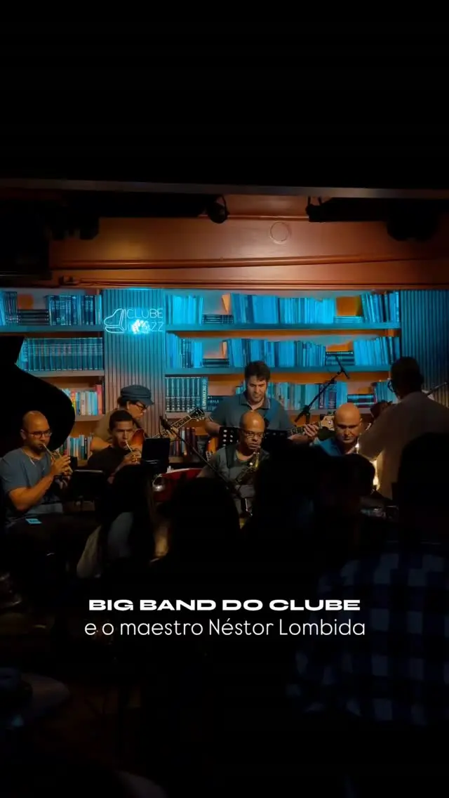 Flyer de Big Band do Clube